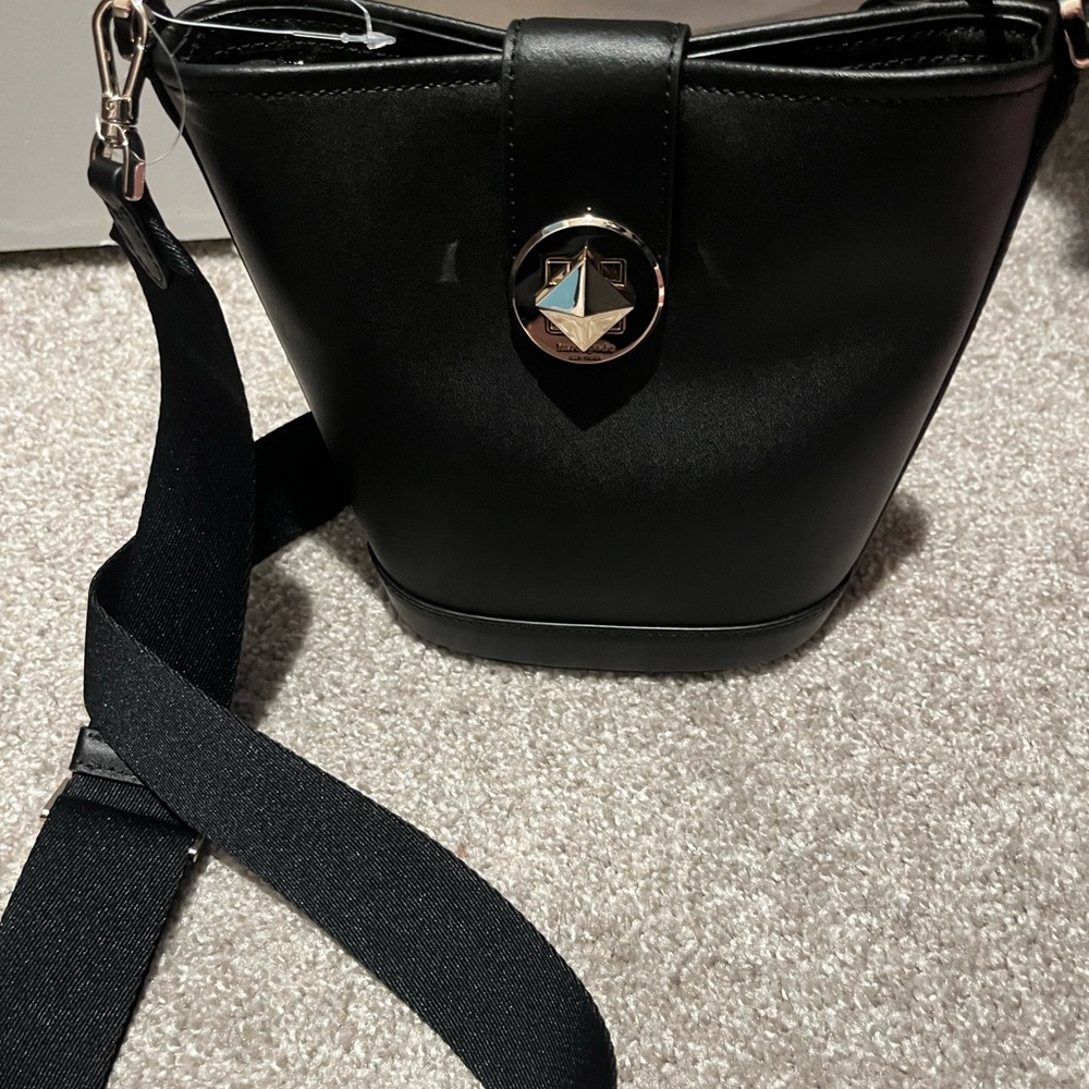 Kate Spade Black Bucket Bag